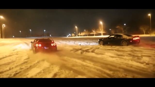 Nissan GT-R 35 drifting 2018