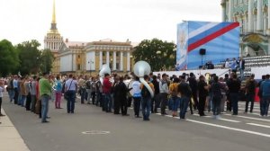 Марш «Славься» (репетиция сводного духового оркестра)