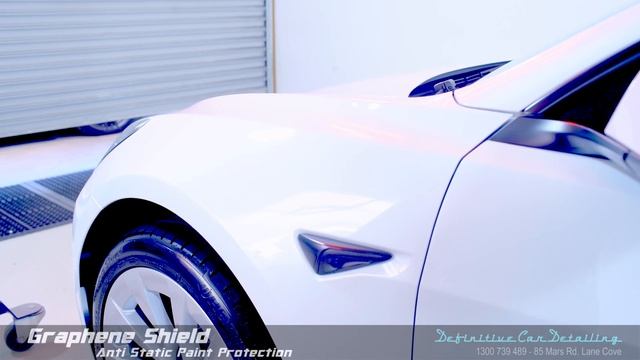 Tesla Model 3 Pearl White Definitive Sydney Graphene Shield Graphene Coating Anti Static Paint Prot смотреть онлайн