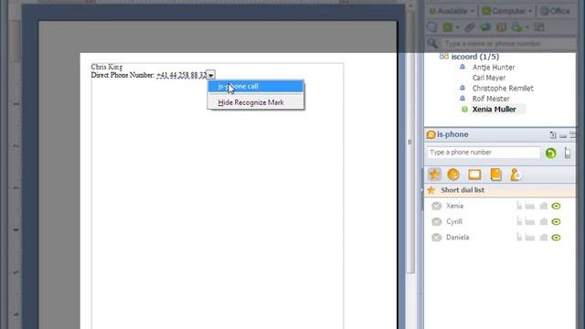is-phone softphone Plug-In for IBM Lotus Notes/Sametime - Call handling & Video Conferencing смотреть онлайн