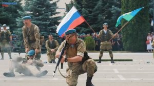 Показательное выступление на День ВДВ в Ставрополе