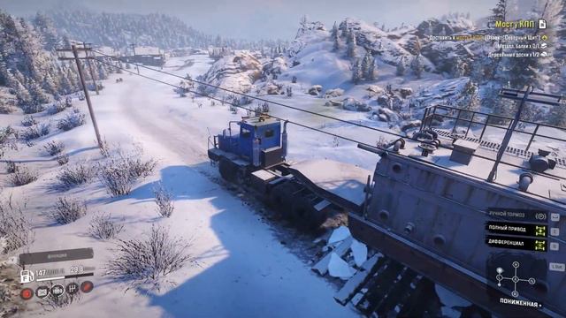 Совершенно секретно! Застряли с прицепом! Негабарит! SnowRunner 2022 смотреть онлайн