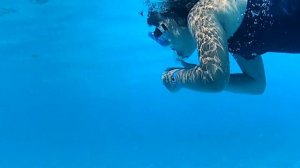 Первый раз с маской и трубкой