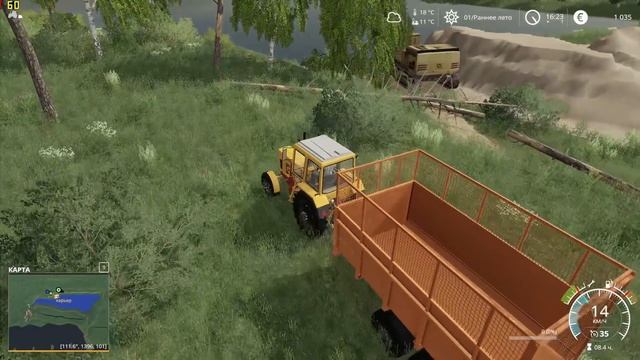 Farming Simulator 19 : Рассвет #16 | Производство Поддонов смотреть онлайн