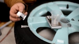 ТЕСТ 2 Чем покрасить буквы на покрышке. Ура! Есть хороший результат!!!