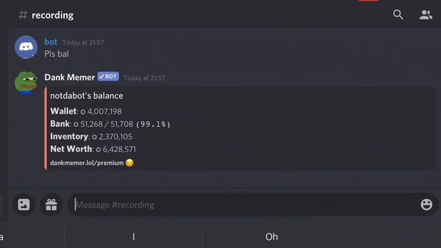 How to increase bank space in dank memer смотреть онлайн