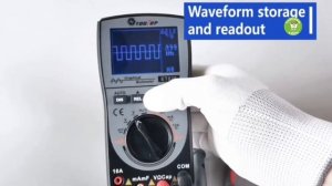 ET826 Digital Oscilloscope + Multimeter _ 40x60mm LCD Screen Scale Display