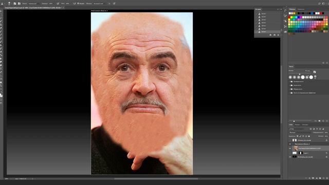 Cкульптинг бюста в 3D Шон Коннери смотреть онлайн