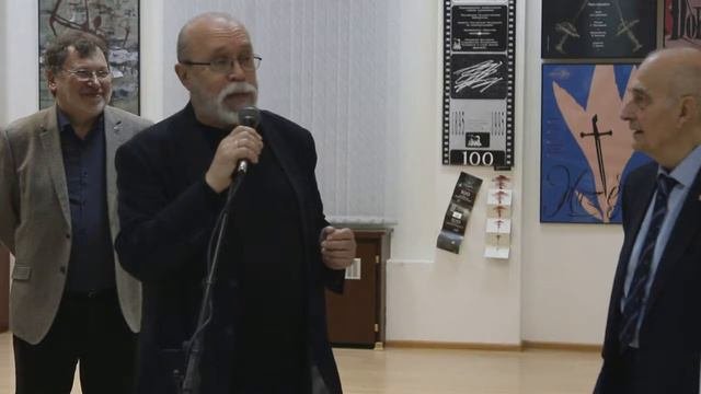 Выступление Сергея Александровича Алимова на открытии персональной выставки М.Н. Аввакумова