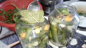 Огурчики на зиму Мой любимый рецепт