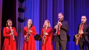 Ансамбль 9 саксофонов Novo выступает в ДК Октябрь, г.  Дубна 24.09.23