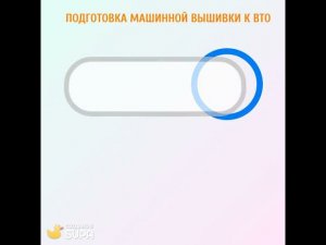 Подготовка машинной вышивки к ВТО