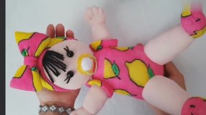 😍НИКТО НЕ ПОВЕРИЛ, ЧТО ЭТО БЫЛ НОСОК!!!_💥Создание милой куклы из носков _