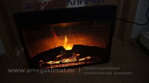 Электрокамин Irvin 24 Real Flame - с эффектом живого огня.