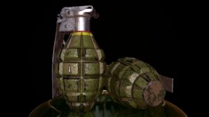 3D GRENADE Created with 3Ds Max, Substance Painter, Photoshop.