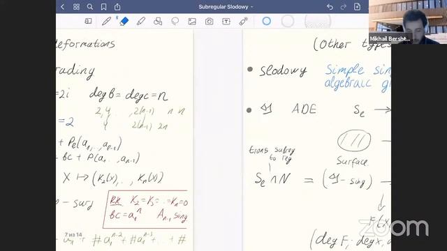 Миша Берштейн / Субрегулярные нильпотенты и W-алгебры смотреть онлайн