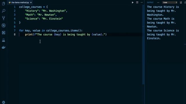 Python Programming Tutorial # 126 | The items Method In Python | Item() method in Python - English смотреть онлайн