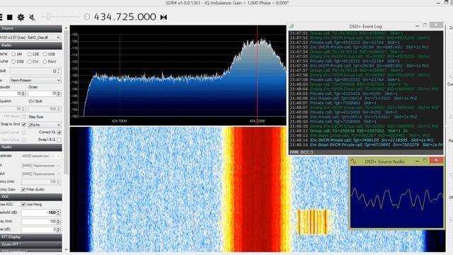 Декодирование DMR с помощью ОСА103 mini