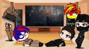 Countryhumans react to Lt.Turners death COD WW2(Plus mtf commander and John f.Kennedy and Daniels)