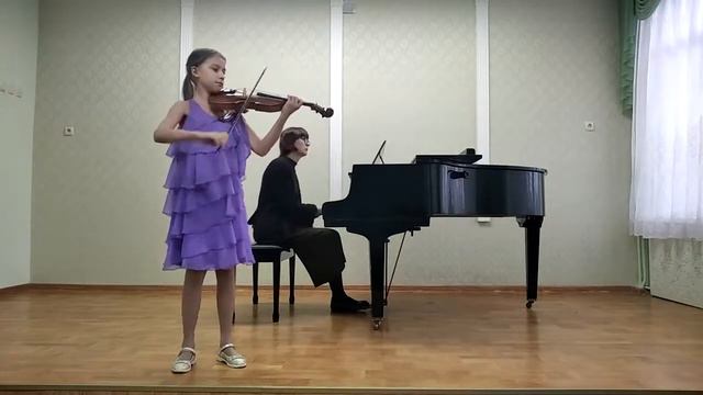 Vera Kovalenko 11"C" J B Accolay violin Concerto A minor, P Sokalskiy Elegia смотреть онлайн
