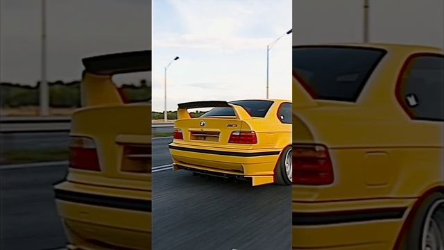 Catch me?? #bmw #yellow #m3 #e34