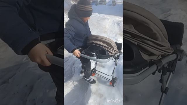 нашли с другом коляску решили скатится смотреть онлайн