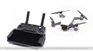 DJI Spark - подключение пульта управления (обучающее видео)