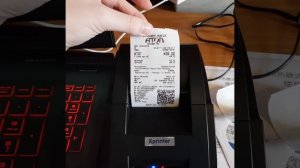 Xprinter 57 мм печать онланйн чеков в программе PrintChek