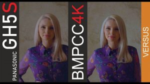 Blackmagic cinema pocket camera 4K vs Panasonic GH5S. BMPCC4k