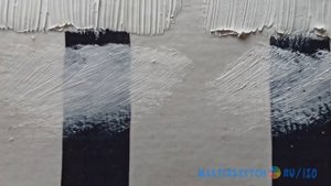 Белила титановые и цинковые для живописи маслом. Их свойства. Выкраски. Сравнительный тест