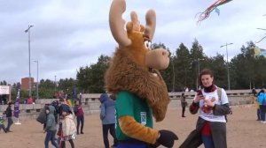 Фестиваль красочных воздушных змеев в небе над Санкт-Петербургом