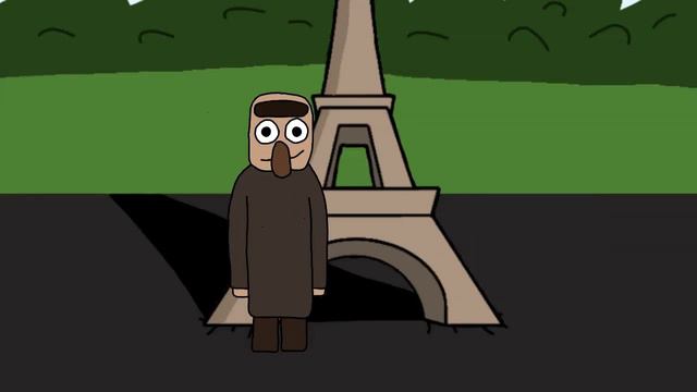 Я в Париже!Житель - анимация!