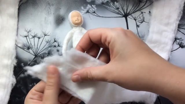 Ватная игрушка Снегурочка. МК ЧАСТЬ 1
