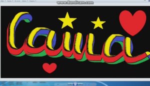 Как сделать надпись в paint