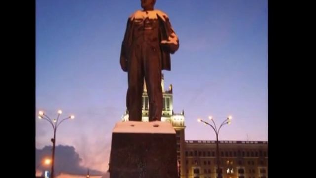 Москва Новогодняя. Триумфальная площадь