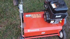 Model # DT22-briggs Husqvarna DT22 Flail Power Rake 22" - Briggs & Stratton Engine
