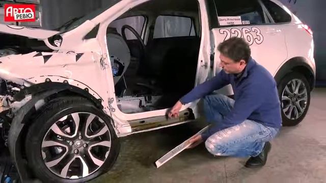 Краш тест Лада Х Рей Кросс от Авторевю смотреть онлайн