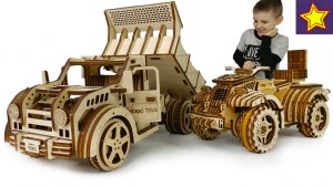Машинки из Дерева Wood Trick Как сделать деревянный Грузовик и квадроцикл