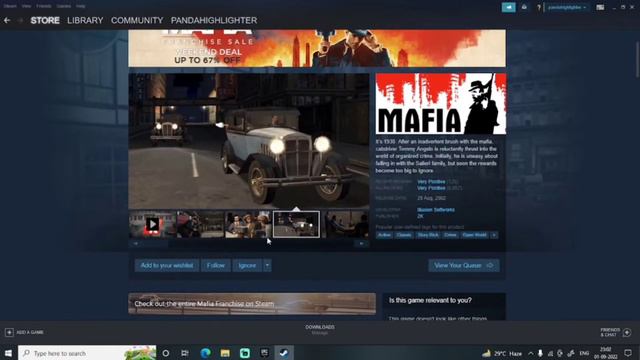 How To Get Free Mafia Game On Steam 😱 | Mafia 1 Free On Steam | Free Games On Steam 2022