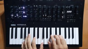 KORG MINILOGUE XD: "Dystopia Extended" soundset - NO TALKING DEMO