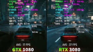 GeForce RTX 3080 10GB vs GTX 1080 8GB l 2160p