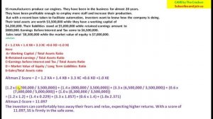 CASE STUDY || Numericals on ALTMAN Z SCORE || BFM || CAIIB || IIBF|| @thecrackon