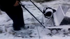 Самодельный электро снегоуборщик