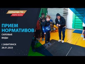 Приём нормативов ВФСК ГТО. 28.01.2023