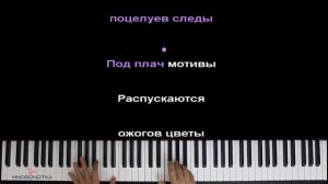 Green Apelsin - Северный ветер ● караоке | PIANO_KARAOKE ● ᴴᴰ + НОТЫ & MIDI