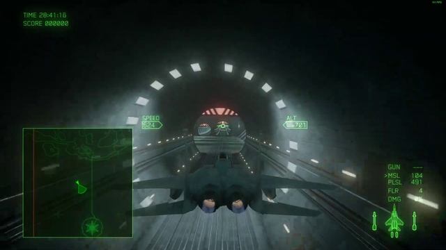 Ace Combat Quick Space Elevator Run (Free Flight) смотреть онлайн