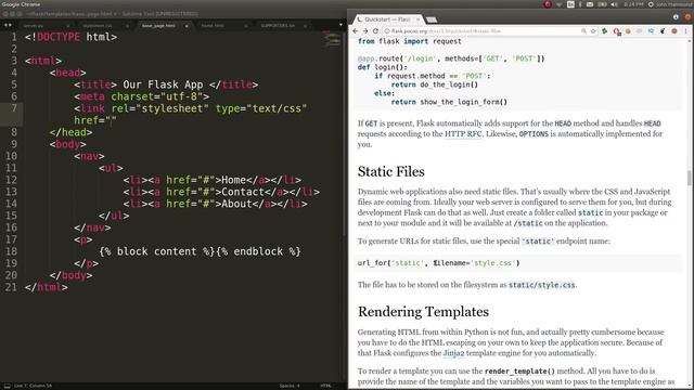 Python Flask WebDev [04] Static Files смотреть онлайн