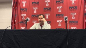 Coach Adam Fisher, Hysier Miller and Steve Settle - Temple/UTSA postgame press conference