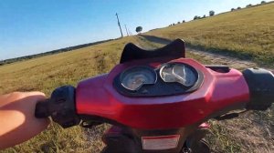 Покатушка на скутере!!50 кубов валят. #motovlog #скайфом