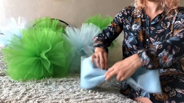 Большой ПОМПОН из фатина | Tulle pompom